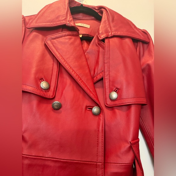 Vintage Wilson Leather Red Leather Jacket - Size M - Picture 2 of 13